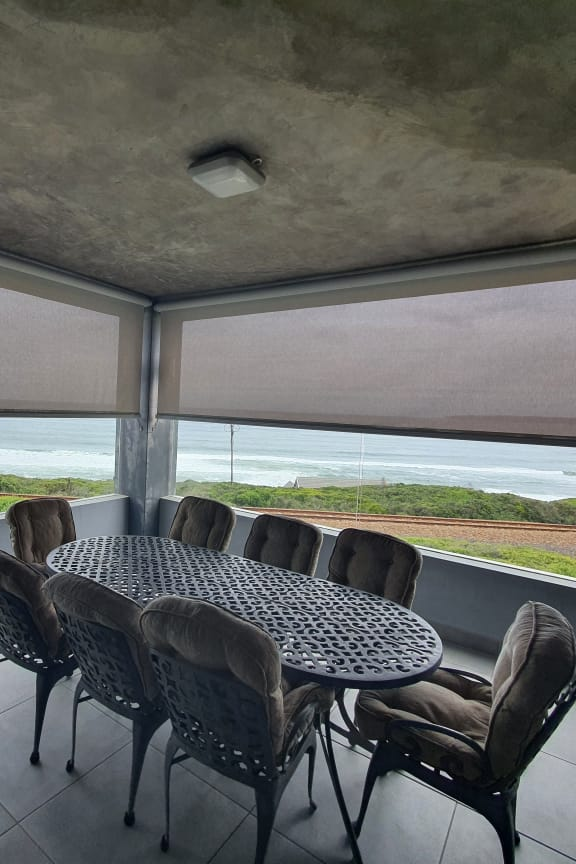 Outdoor Blinds in Kleinbrak Screen Outdoor Top Roller Sheer Blind installed in Grootbrak Revier by George Blinds