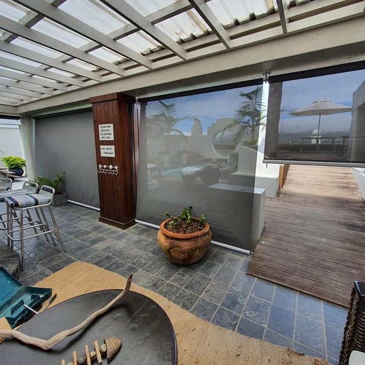 Motorised Screen Outdoor Roller Blinds
